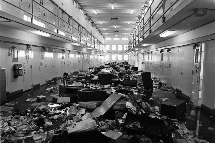 Aftermath of a prison riot