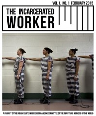 Cover of the Incarcerated Worker, Women at Estrella Jail in Phoenix, Arizona line up before a day’s work in a chain gang in 2012.